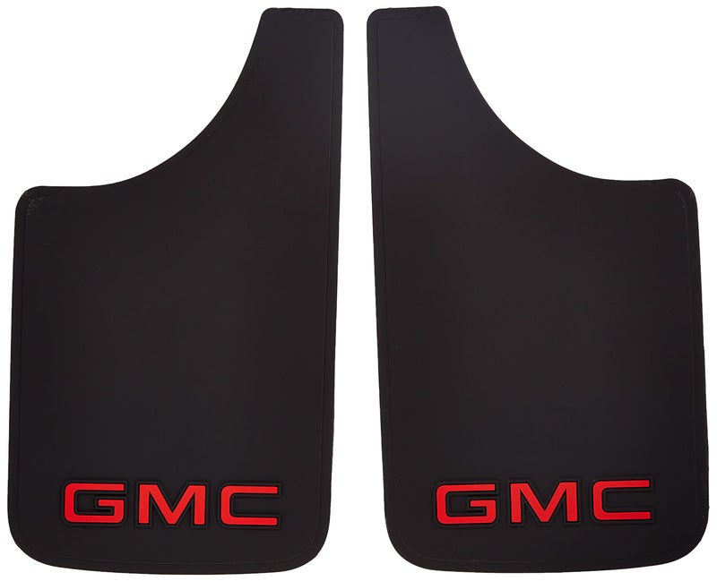 Plasticolor 000545R01 GMC Logo Easy Fit Mud Guard -19 x 11 inch -Set of 2 - Image 1